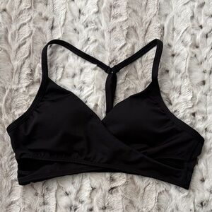 PINK Women's Black Sports Bra